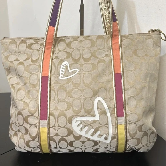 Coach Poppy Glam Tote 14537 - Picture 3 of 5